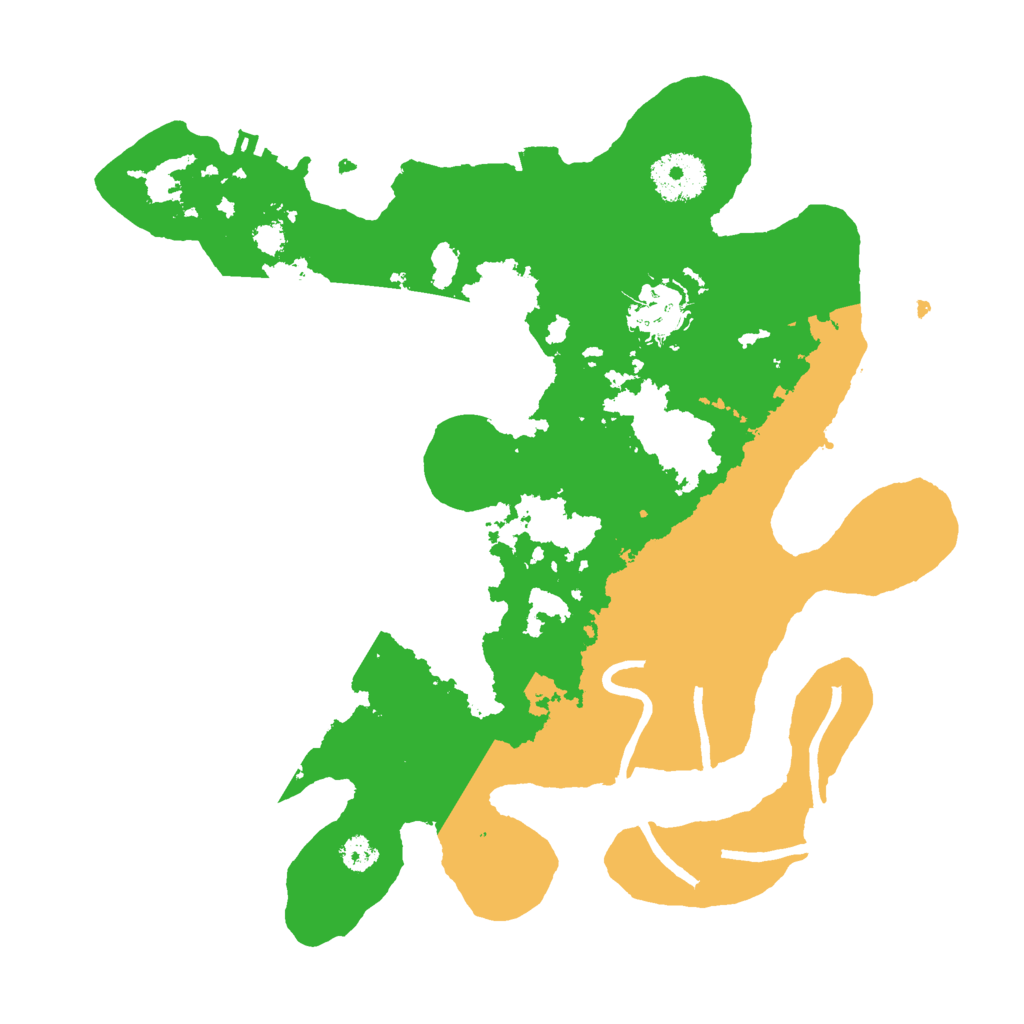 Biome Rust Map: Procedural Map, Size: 3000, Seed: 7733