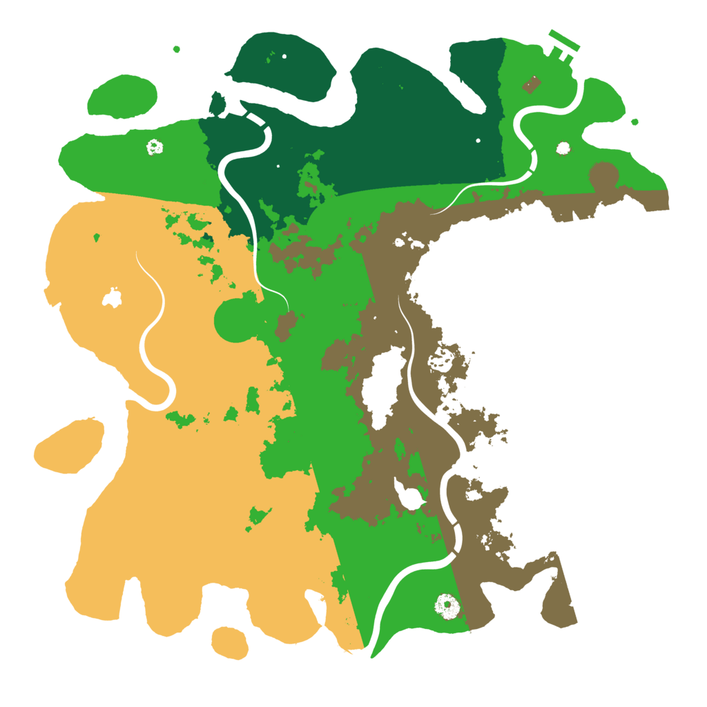 Biome Rust Map: Procedural Map, Size: 4250, Seed: 1024768256