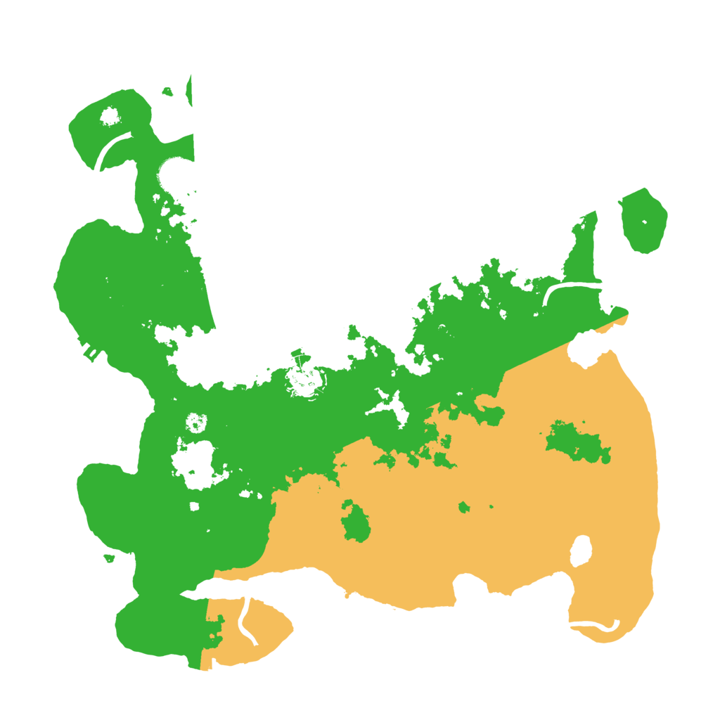 Biome Rust Map: Procedural Map, Size: 3500, Seed: 737850056