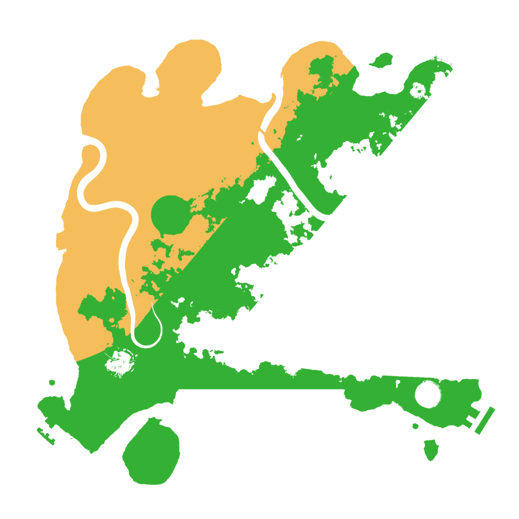 Biome Rust Map: Procedural Map, Size: 3500, Seed: 1513929934