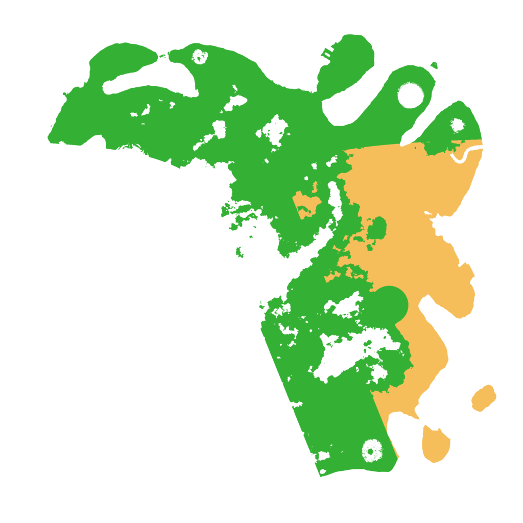 Biome Rust Map: Procedural Map, Size: 3600, Seed: 11072023