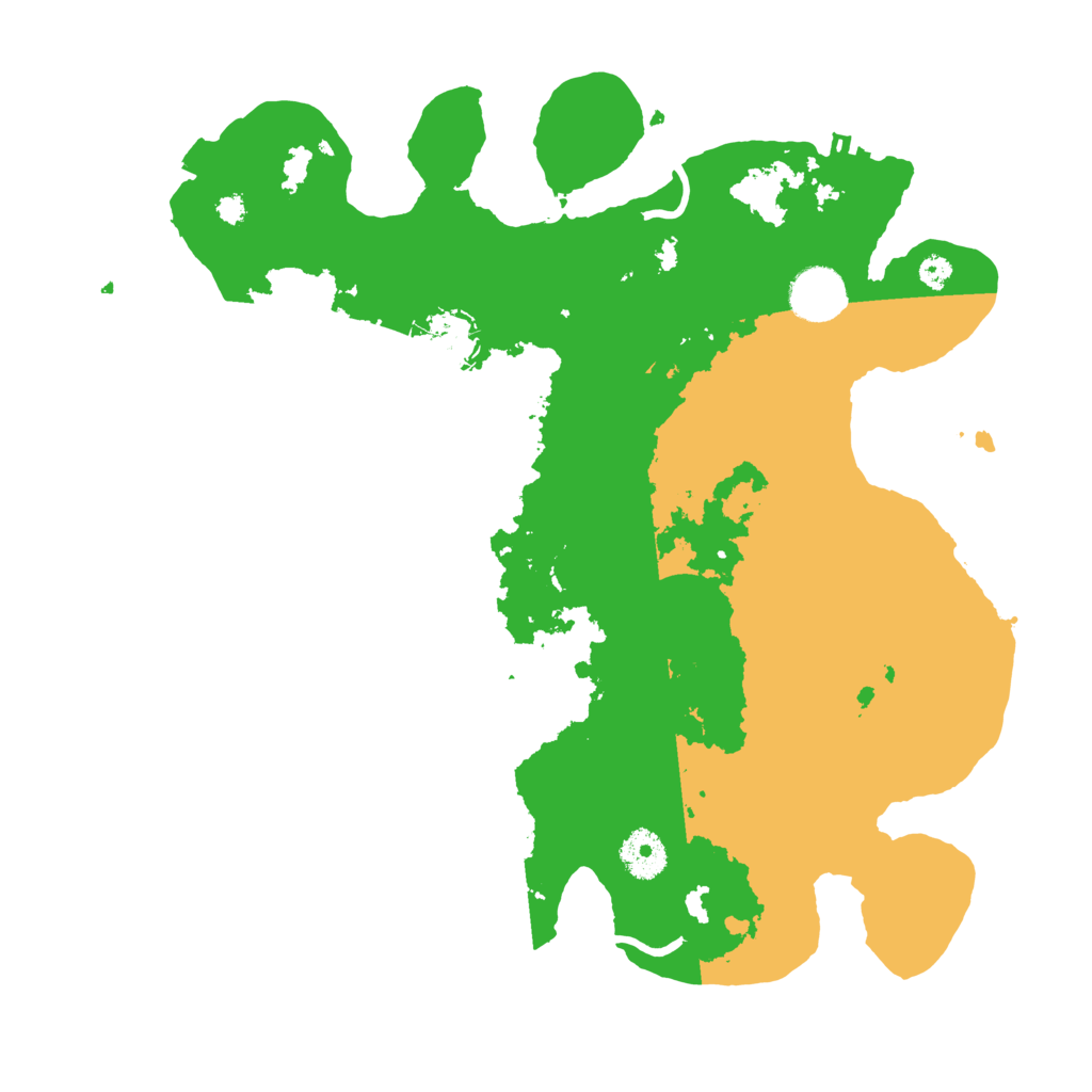 Biome Rust Map: Procedural Map, Size: 3500, Seed: 395785394