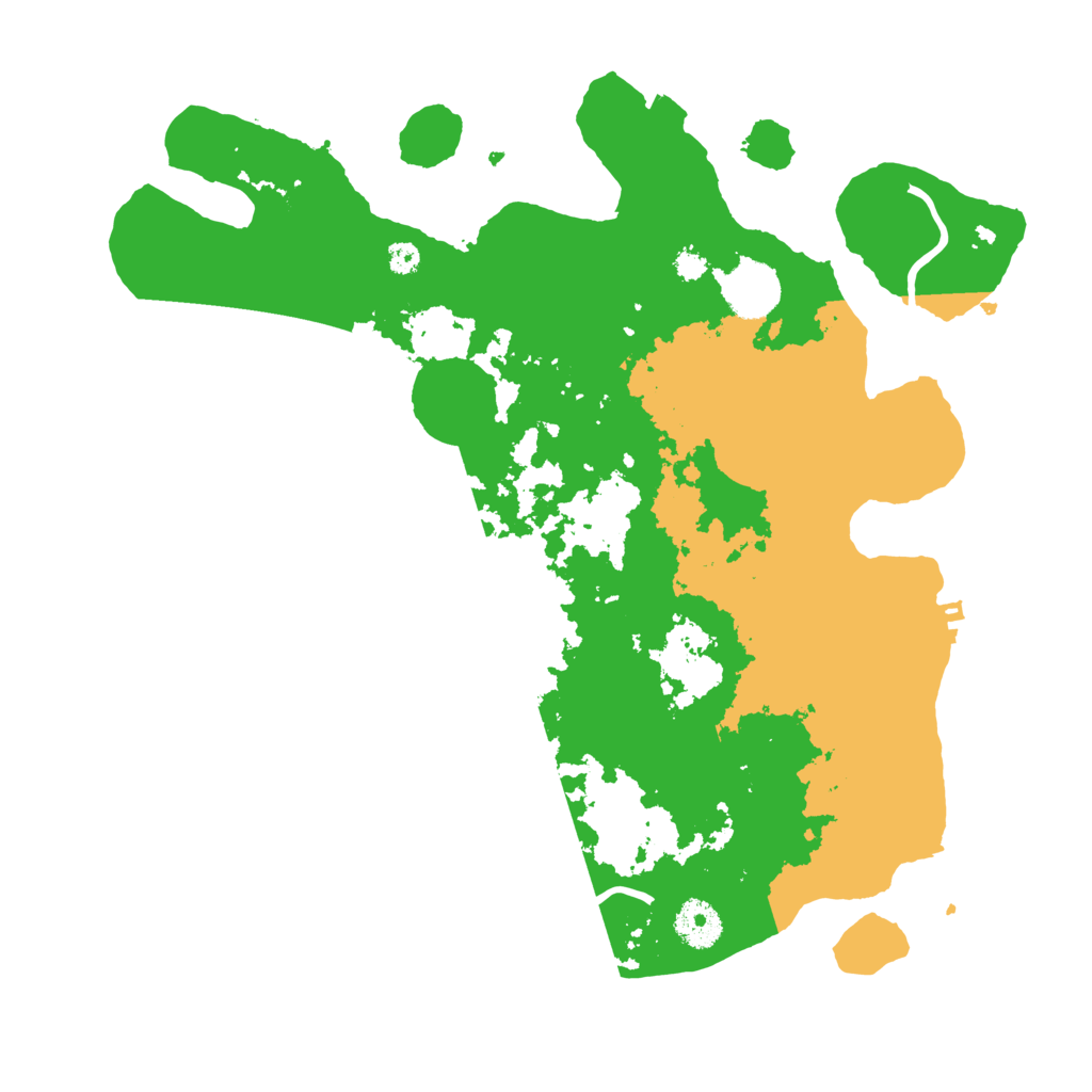 Biome Rust Map: Procedural Map, Size: 3500, Seed: 368949990