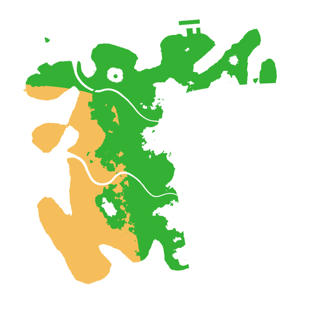 Biome Rust Map: Procedural Map, Size: 3000, Seed: 55732807