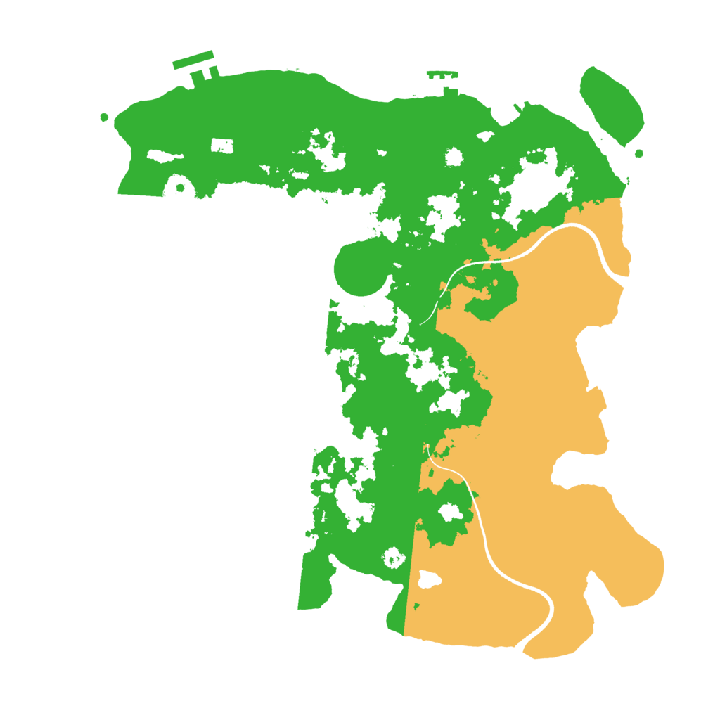Biome Rust Map: Procedural Map, Size: 3500, Seed: 1344935499
