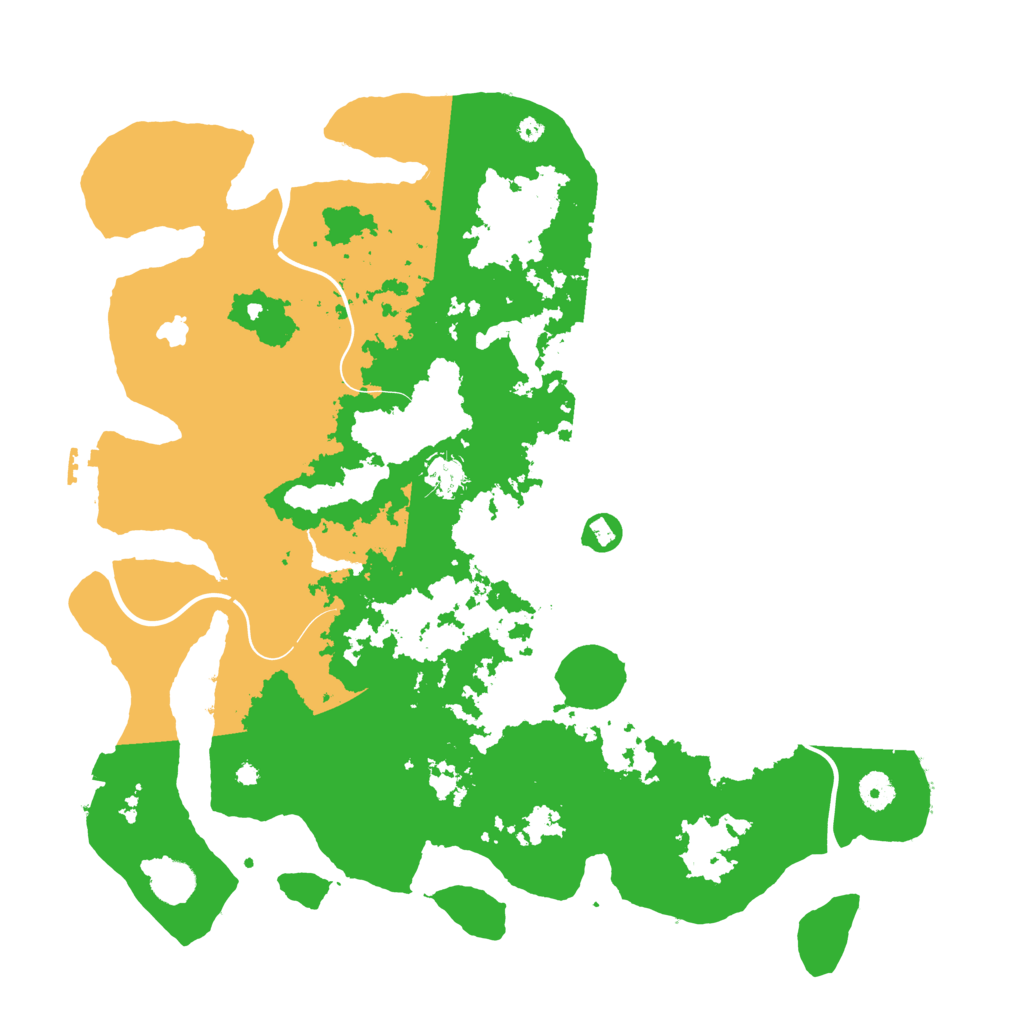 Biome Rust Map: Procedural Map, Size: 4200, Seed: 25484