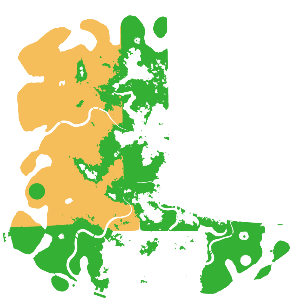 Biome Rust Map: Procedural Map, Size: 5000, Seed: 607232