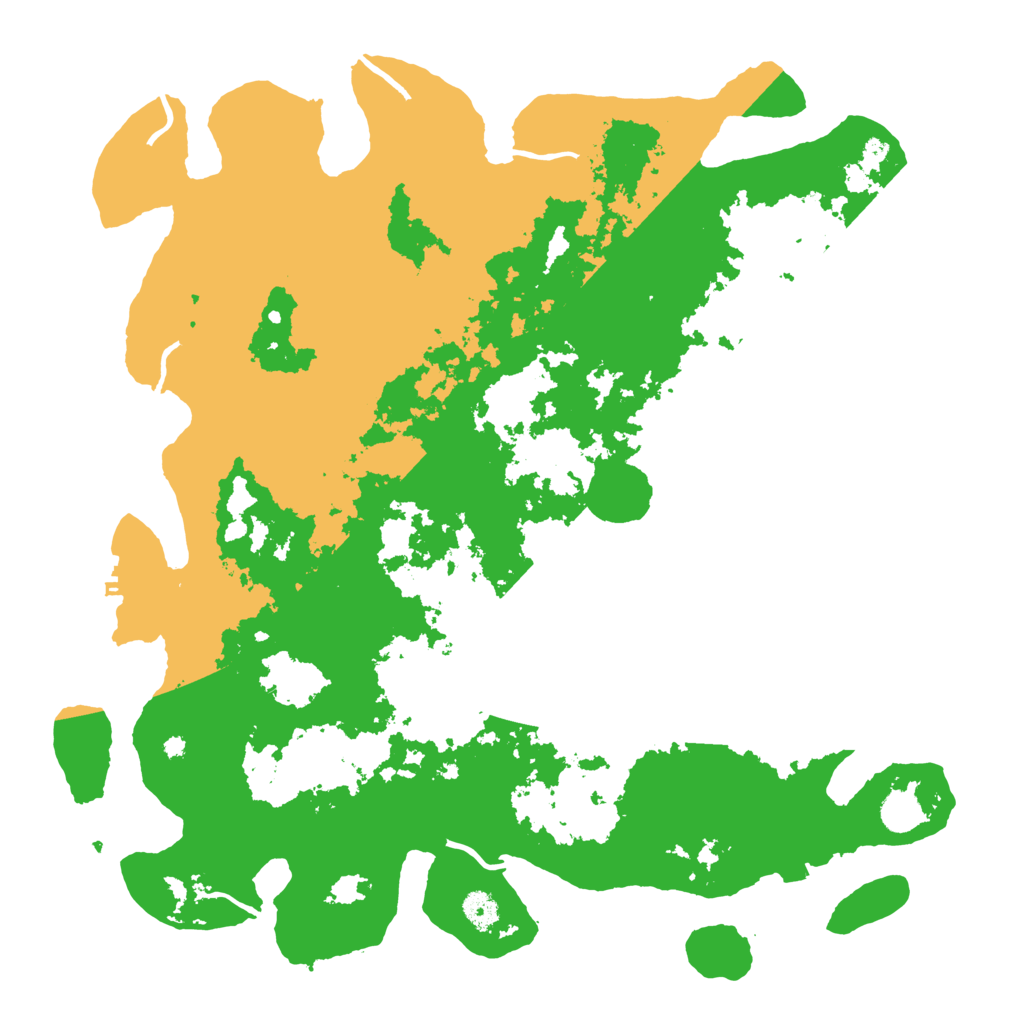 Biome Rust Map: Procedural Map, Size: 4500, Seed: 1234567894