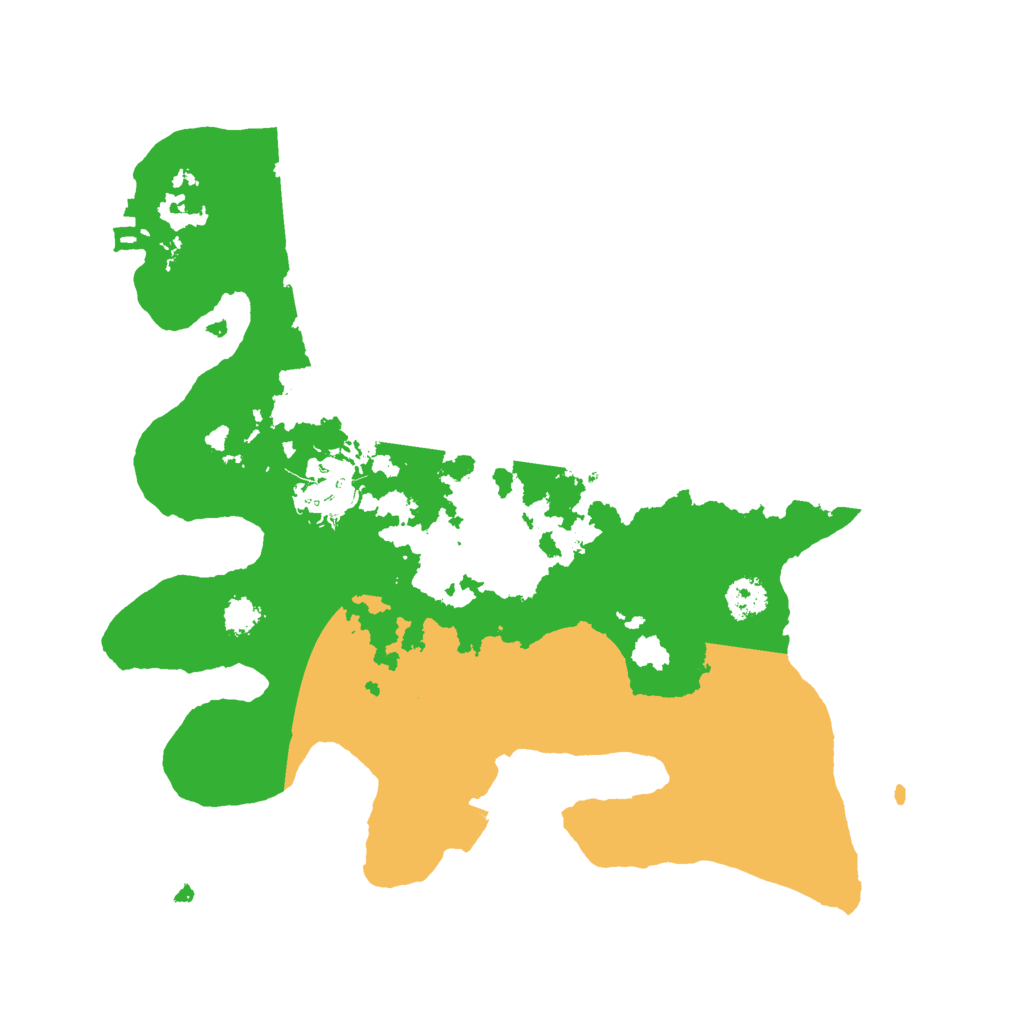 Biome Rust Map: Procedural Map, Size: 2600, Seed: 13814