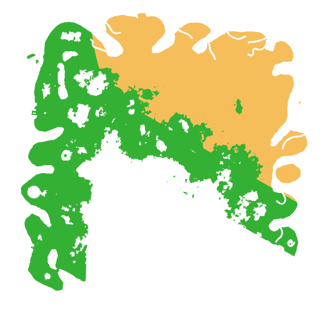 Biome Rust Map: Procedural Map, Size: 4500, Seed: 241776875