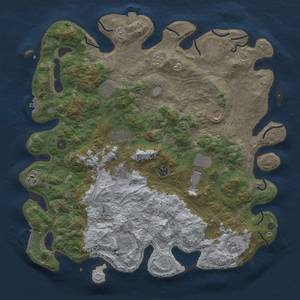 Thumbnail Rust Map: Procedural Map, Size: 4500, Seed: 241776875, 19 Monuments