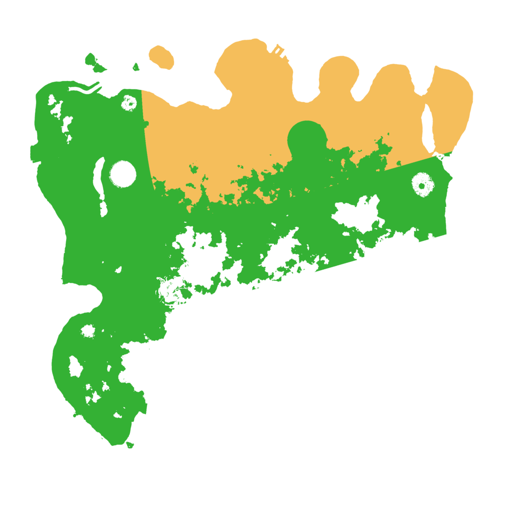 Biome Rust Map: Procedural Map, Size: 3500, Seed: 957318495