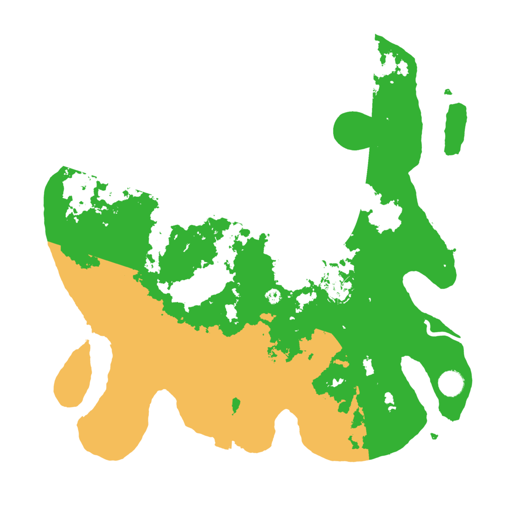 Biome Rust Map: Procedural Map, Size: 3500, Seed: 1225573803