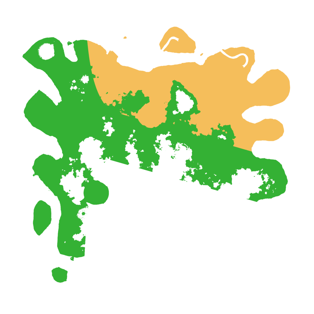 Biome Rust Map: Procedural Map, Size: 3500, Seed: 585955