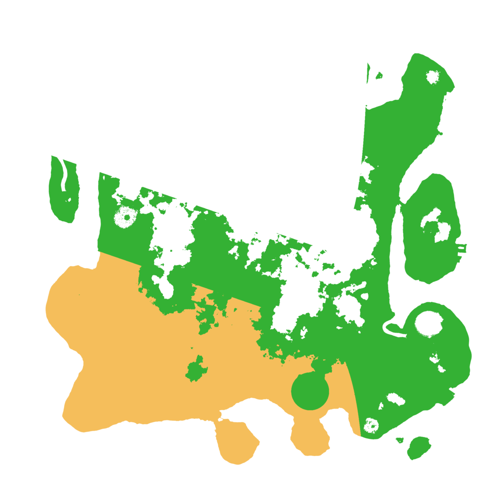 Biome Rust Map: Procedural Map, Size: 3500, Seed: 92924