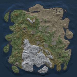 Thumbnail Rust Map: Procedural Map, Size: 4500, Seed: 867552041, 18 Monuments