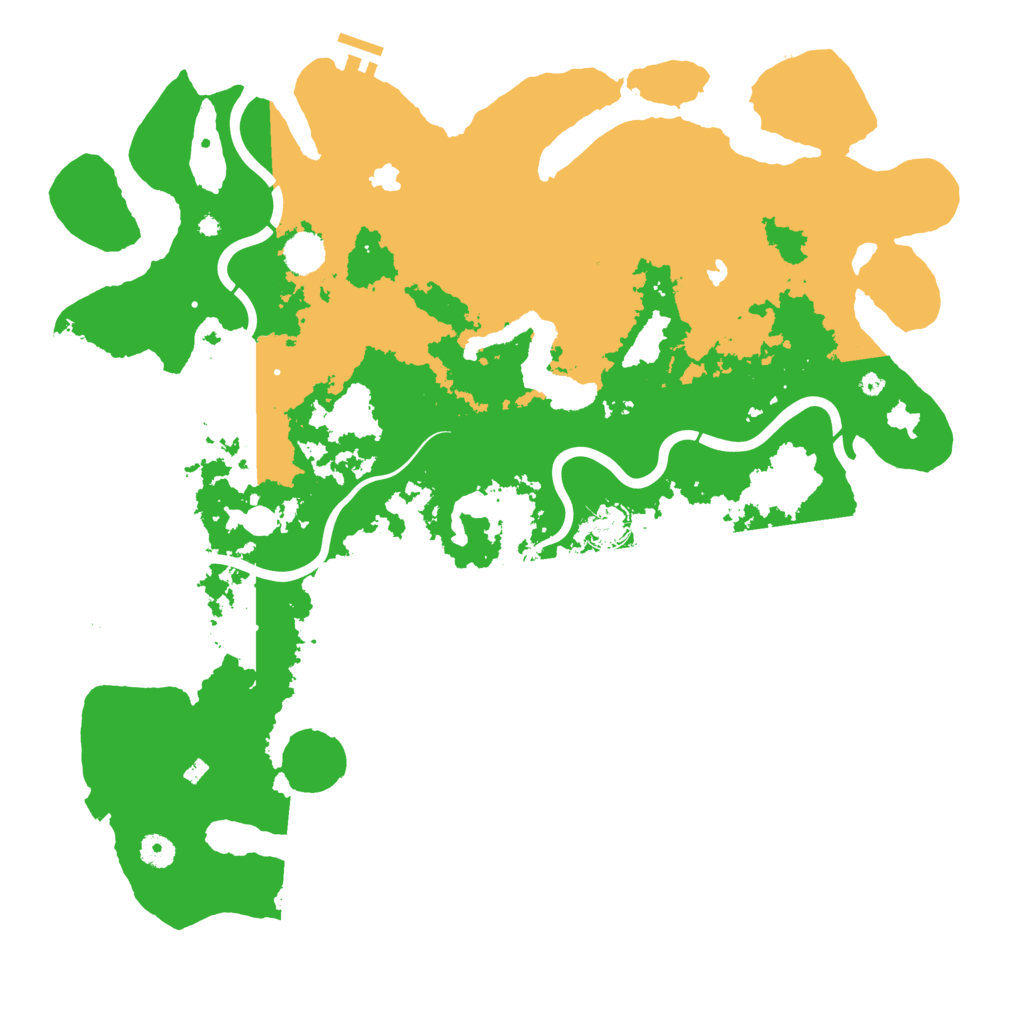 Biome Rust Map: Procedural Map, Size: 4500, Seed: 1362017