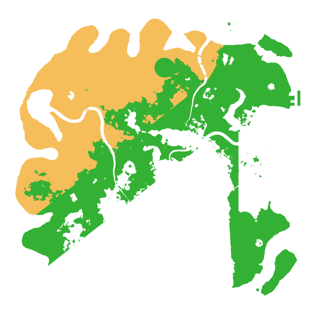 Biome Rust Map: Procedural Map, Size: 4250, Seed: 757072745