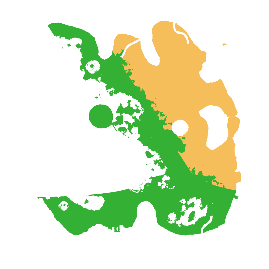 Biome Rust Map: Procedural Map, Size: 3000, Seed: 13177147