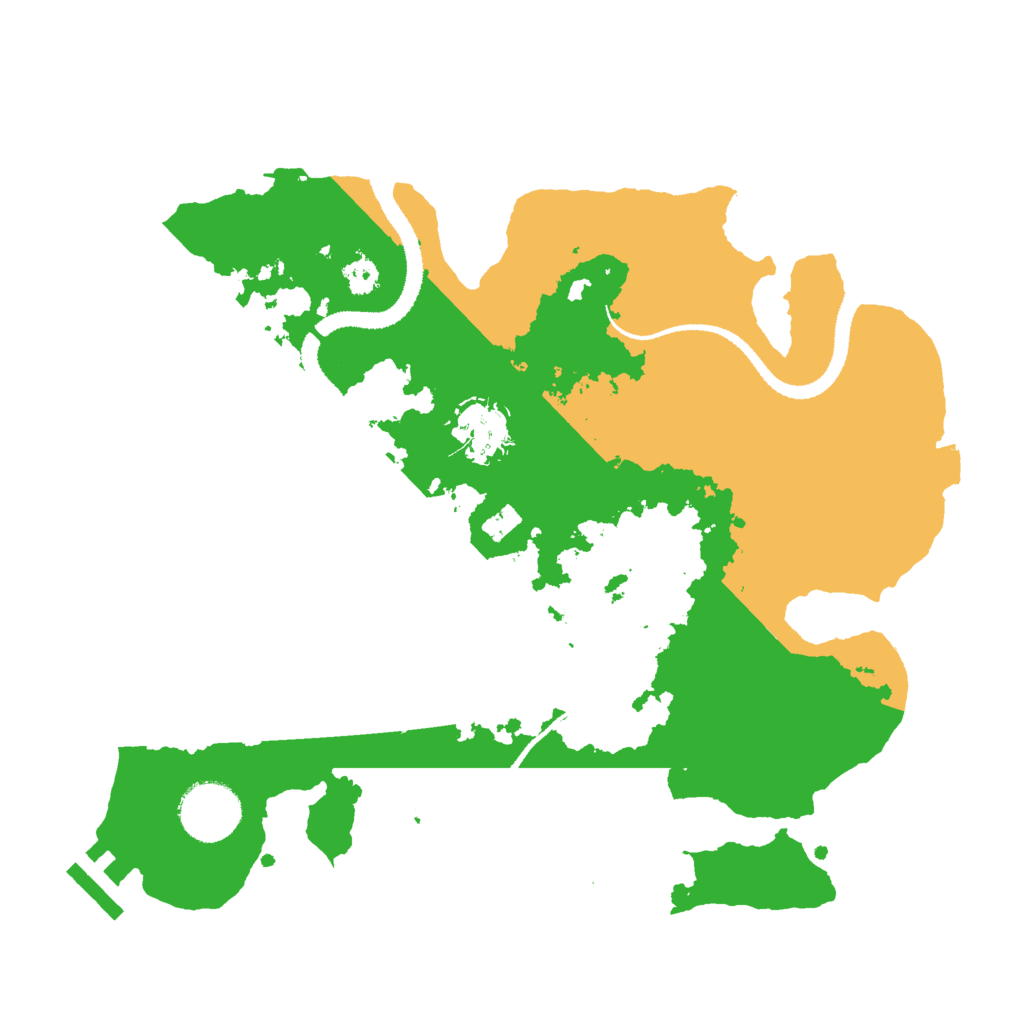 Biome Rust Map: Procedural Map, Size: 3000, Seed: 51212