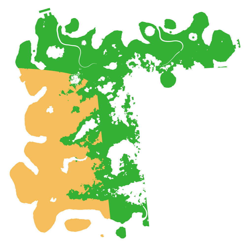 Biome Rust Map: Procedural Map, Size: 4500, Seed: 785469855