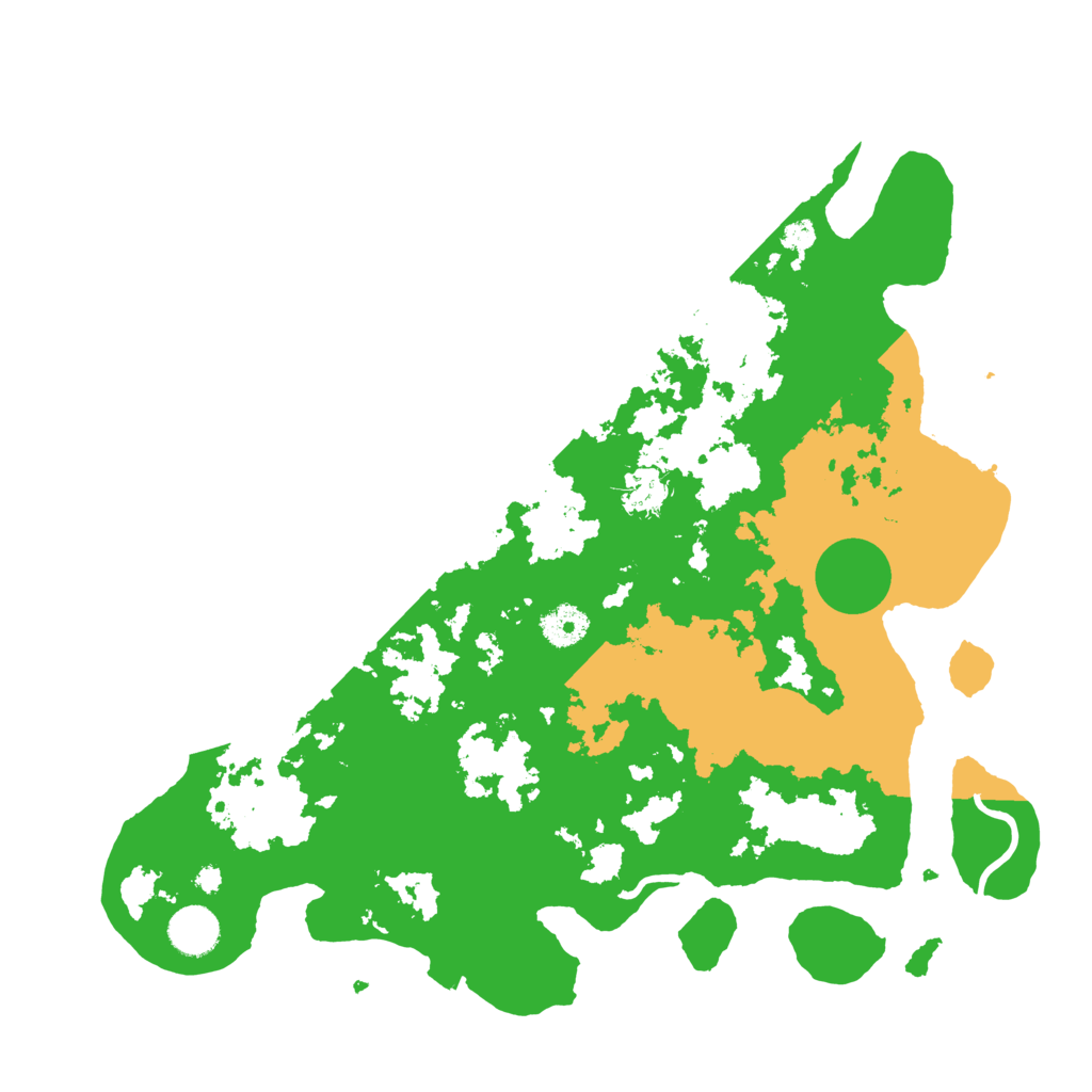 Biome Rust Map: Procedural Map, Size: 3800, Seed: 441545442