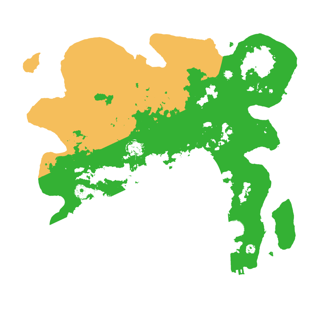 Biome Rust Map: Procedural Map, Size: 3400, Seed: 52318