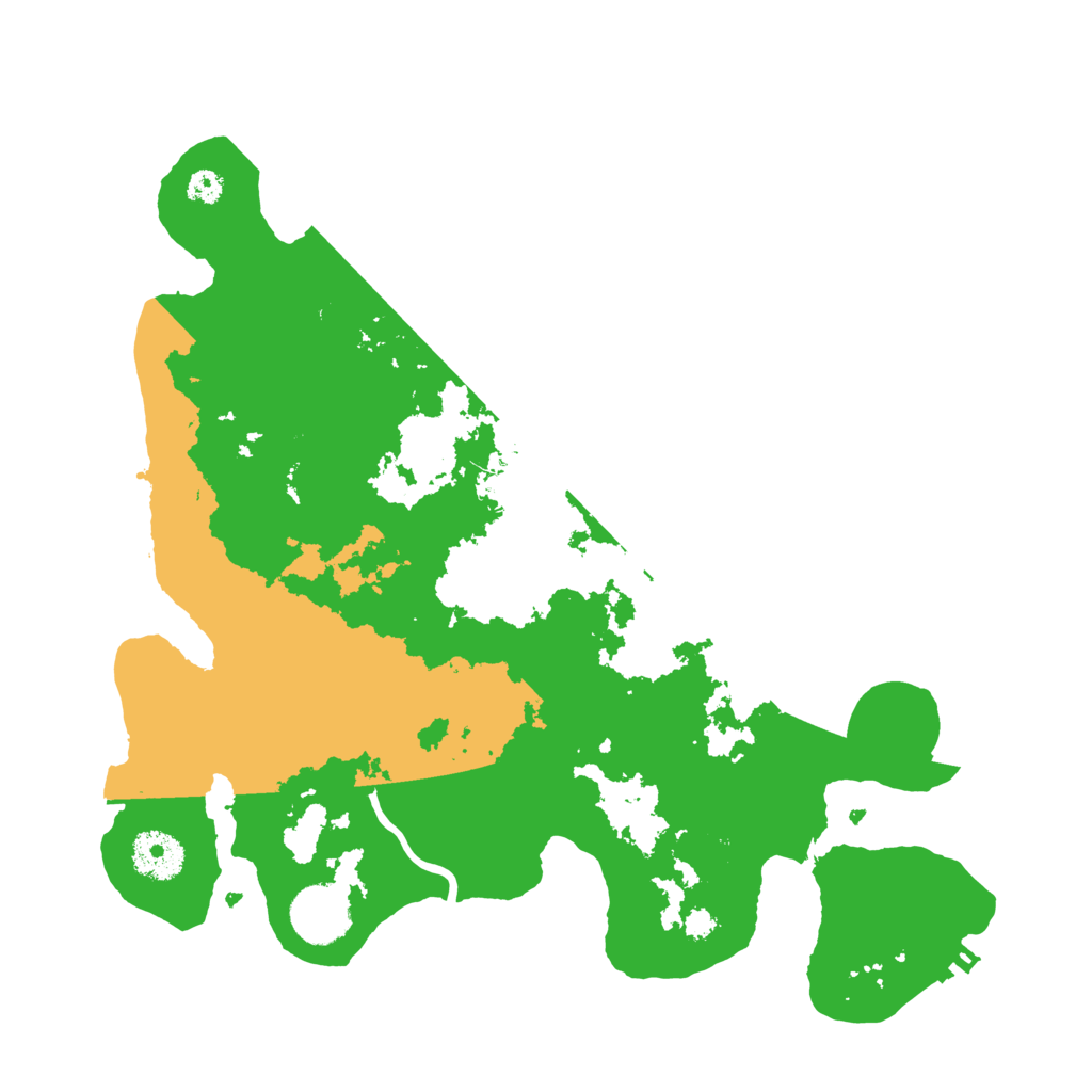 Biome Rust Map: Procedural Map, Size: 3250, Seed: 41187893