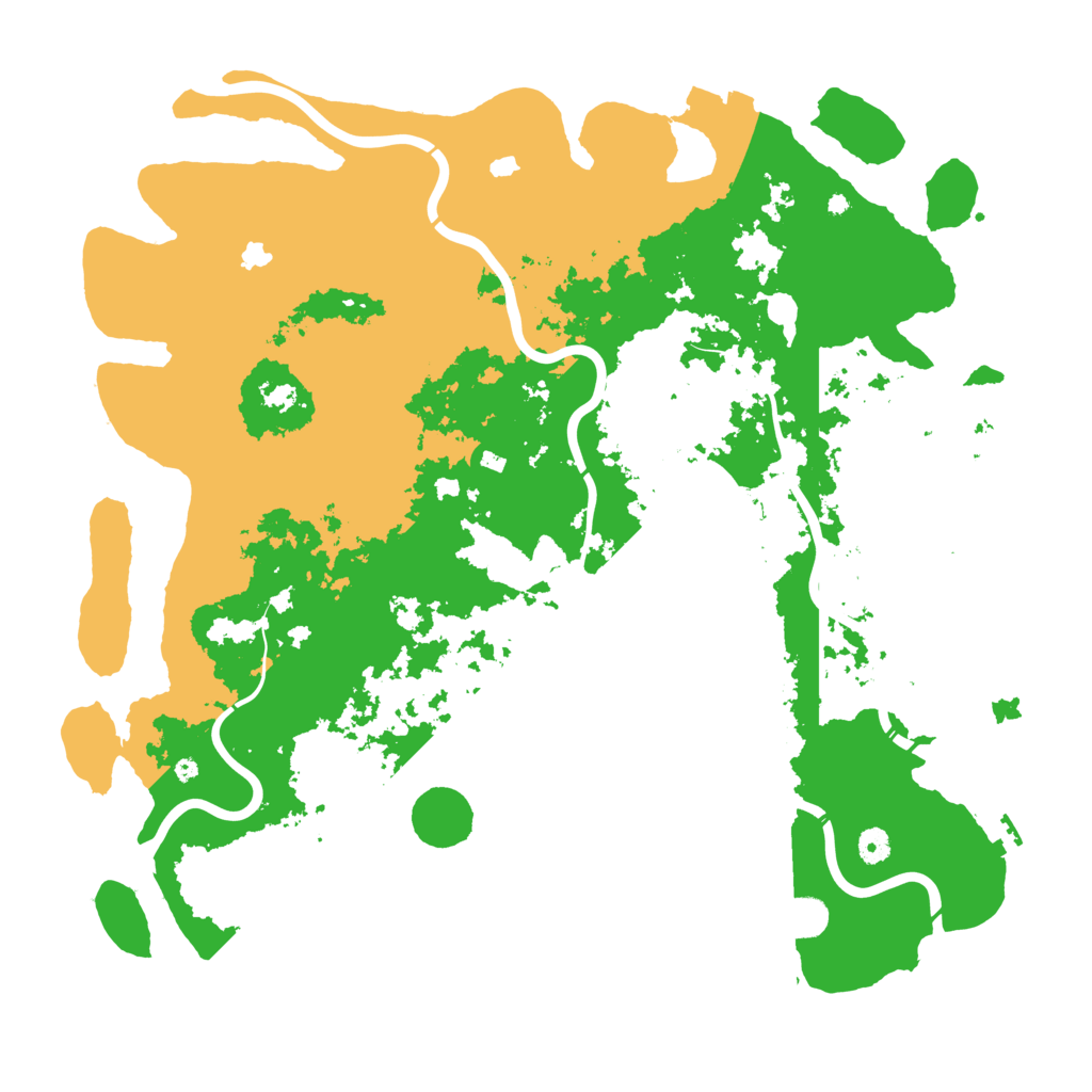 Biome Rust Map: Procedural Map, Size: 4800, Seed: 22080086