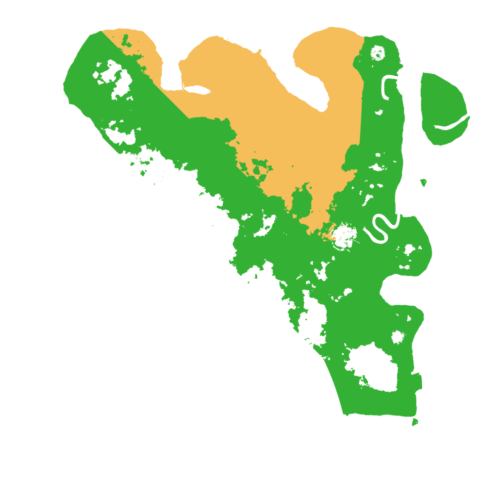 Biome Rust Map: Procedural Map, Size: 3500, Seed: 7322453