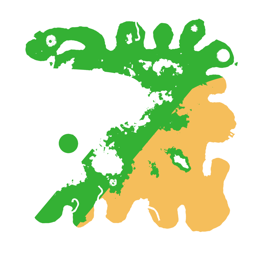 Biome Rust Map: Procedural Map, Size: 3500, Seed: 751088601