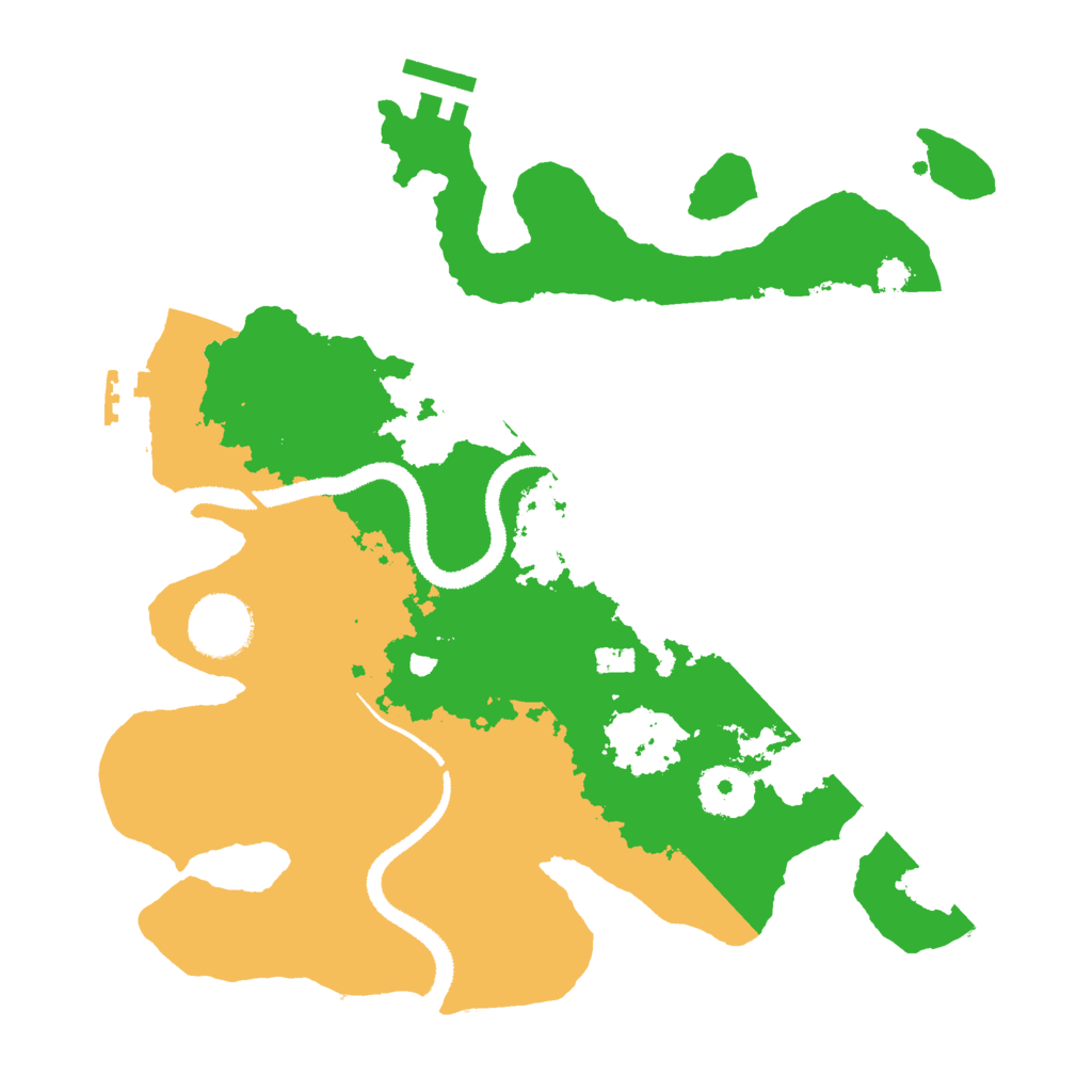 Biome Rust Map: Procedural Map, Size: 3000, Seed: 59595959