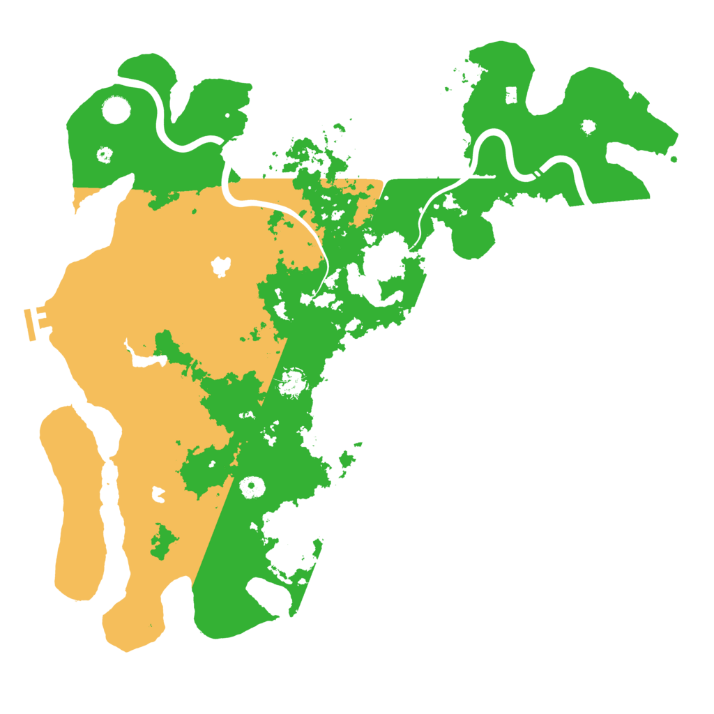 Biome Rust Map: Procedural Map, Size: 4500, Seed: 77646