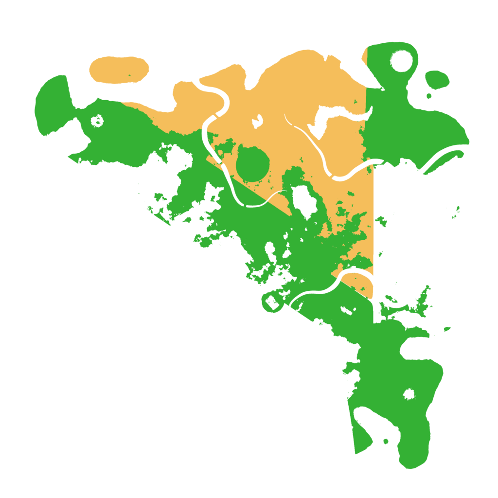 Biome Rust Map: Procedural Map, Size: 4000, Seed: 27587152