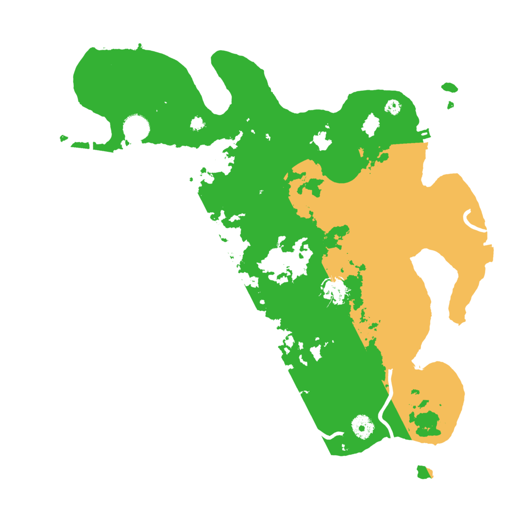 Biome Rust Map: Procedural Map, Size: 3500, Seed: 1485875010