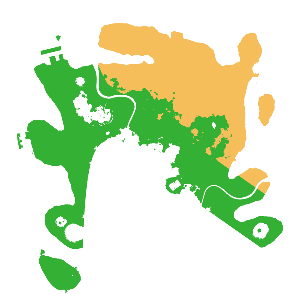 Biome Rust Map: Procedural Map, Size: 3000, Seed: 1872306893