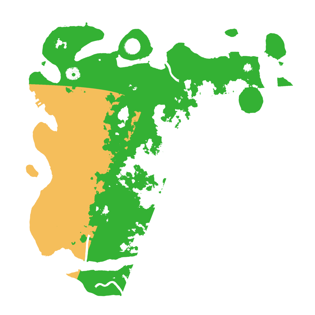 Biome Rust Map: Procedural Map, Size: 3500, Seed: 341359417
