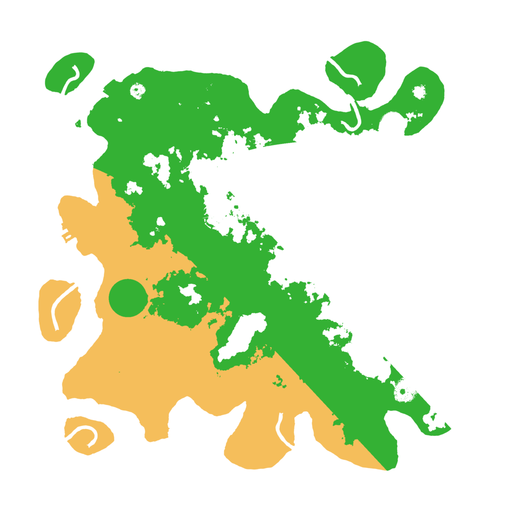 Biome Rust Map: Procedural Map, Size: 3500, Seed: 477995912