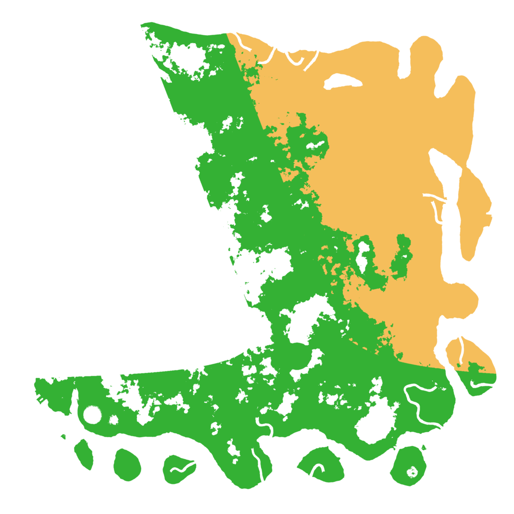 Biome Rust Map: Procedural Map, Size: 5000, Seed: 1852388893