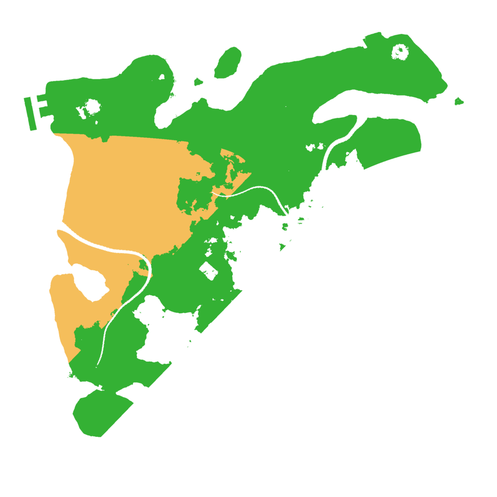 Biome Rust Map: Procedural Map, Size: 3000, Seed: 1266966920