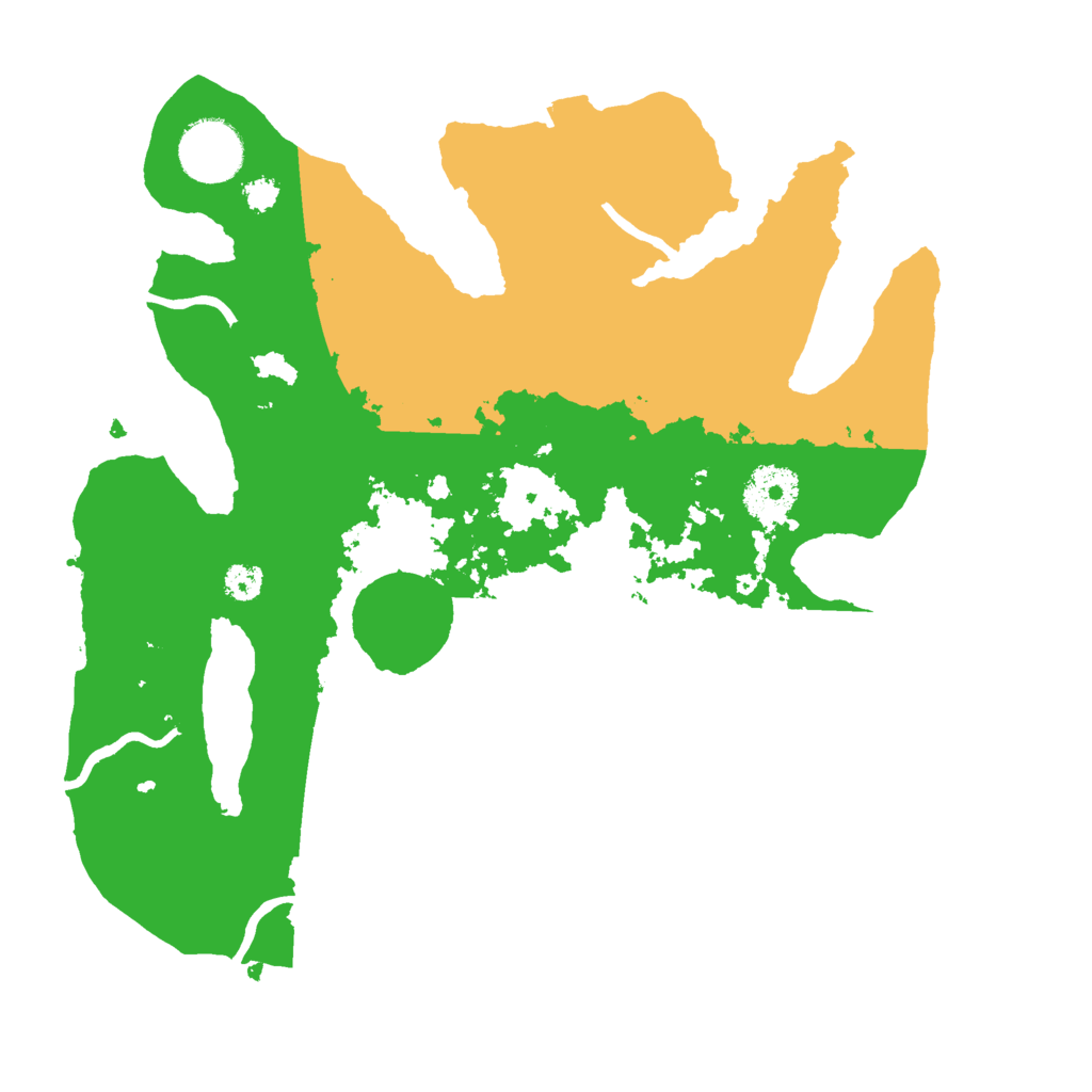 Biome Rust Map: Procedural Map, Size: 3000, Seed: 752537655