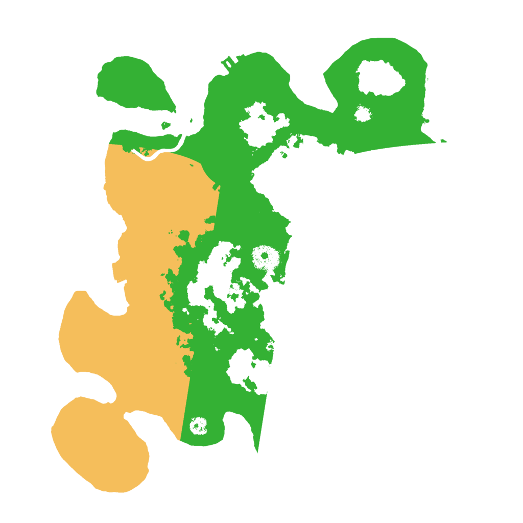 Biome Rust Map: Procedural Map, Size: 3000, Seed: 852158821