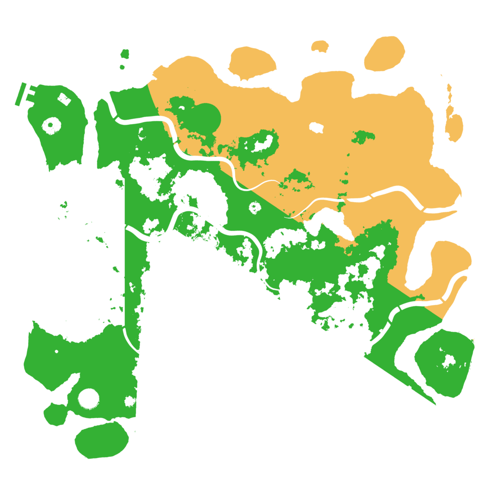 Biome Rust Map: Procedural Map, Size: 4250, Seed: 1579