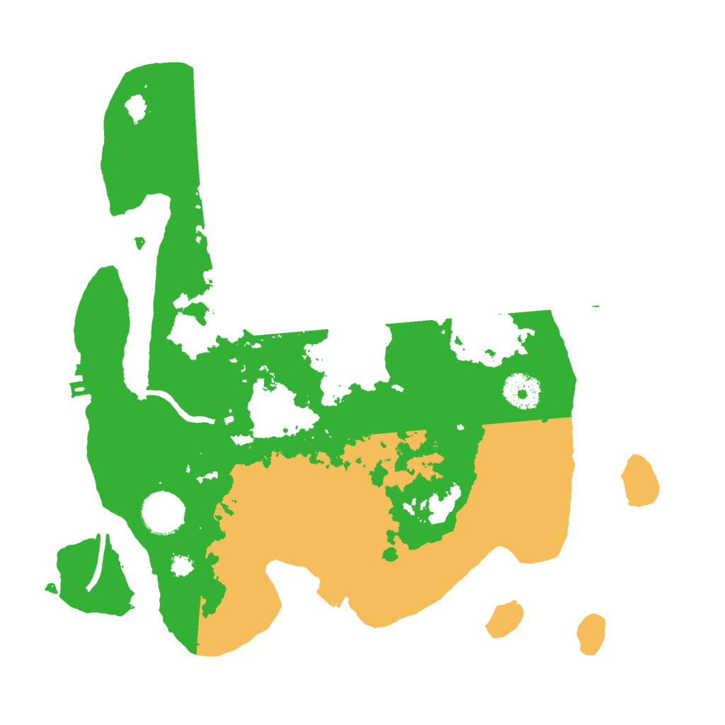 Biome Rust Map: Procedural Map, Size: 3000, Seed: 1385524111