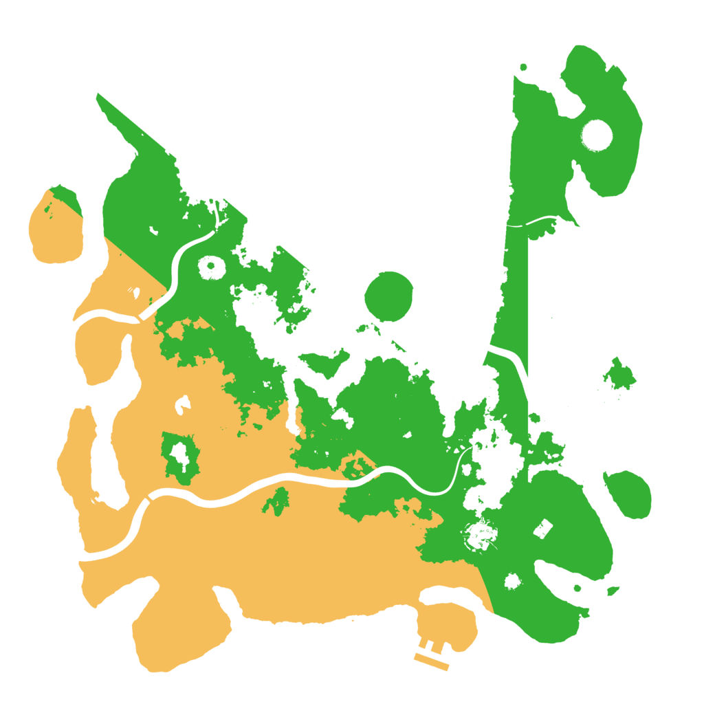 Biome Rust Map: Procedural Map, Size: 4000, Seed: 51286