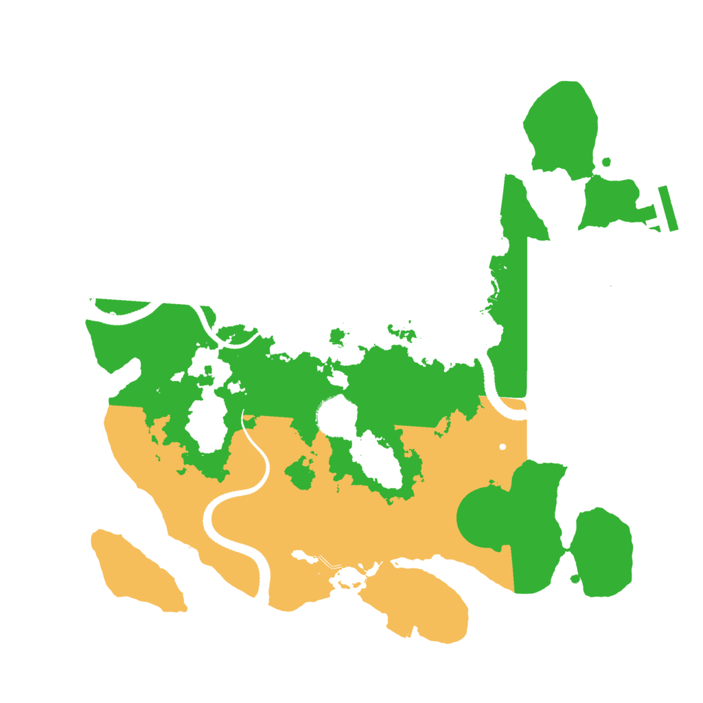 Biome Rust Map: Procedural Map, Size: 3100, Seed: 1019458647