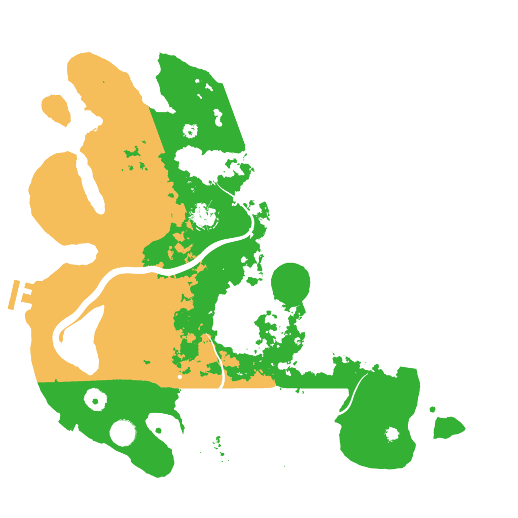 Biome Rust Map: Procedural Map, Size: 3500, Seed: 326094132