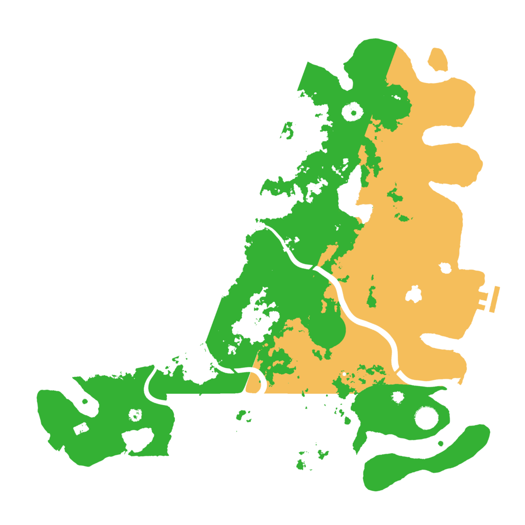 Biome Rust Map: Procedural Map, Size: 4000, Seed: 576804940