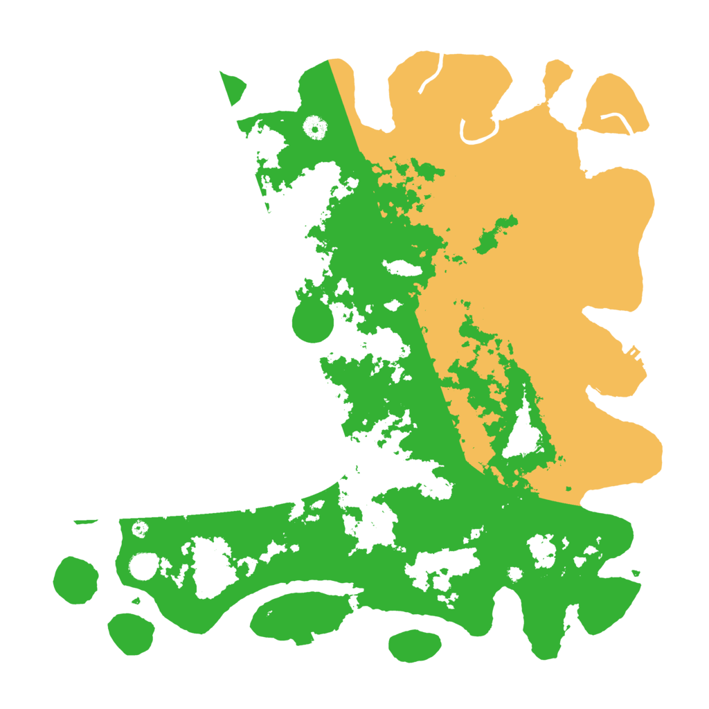 Biome Rust Map: Procedural Map, Size: 4500, Seed: 77649