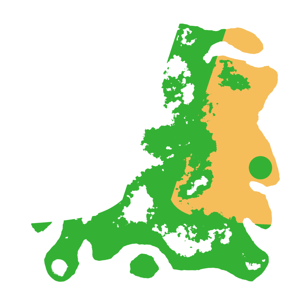 Biome Rust Map: Barren, Size: 3500, Seed: 4586664